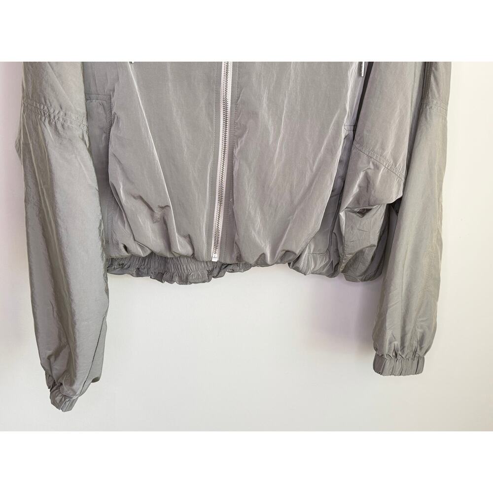 Athleta Day Drift Long Sleeve Full Zip Hooded Jacket Abalone Sheen Womens Medium - Picture 4 of 11